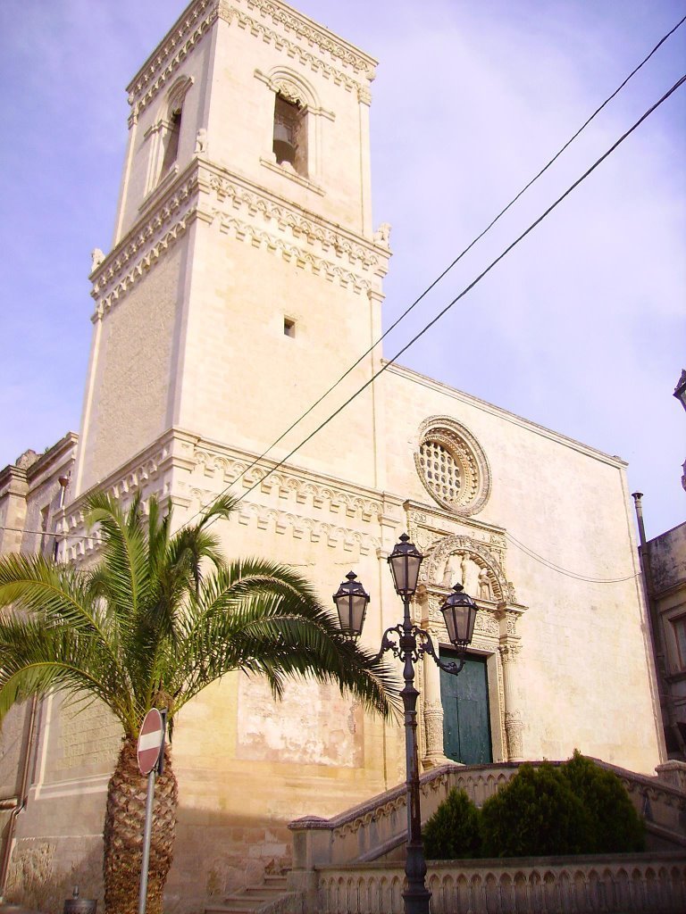 Facciata esterna chiesa madre di San Nicola